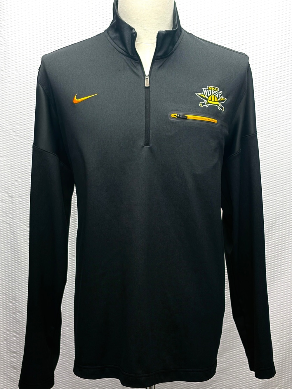 Nike Dri-FIT Quarter Zip Pullover Men’s XL NKU Norse Logo EUC